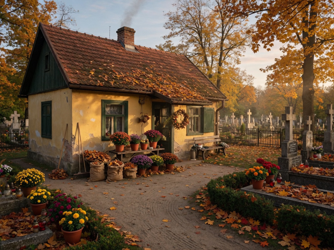 Sprzątanie domku cmentarnego wraz z otoczeniem